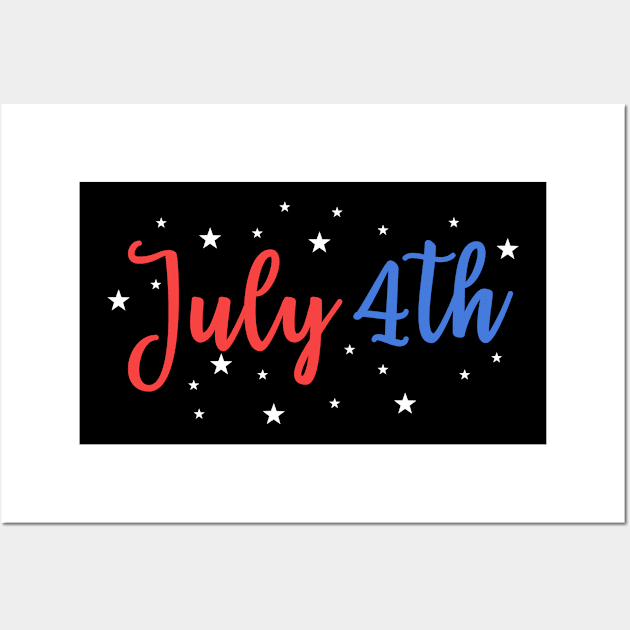 4th of July Wall Art by MaikaeferDesign